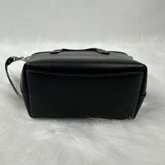 Coach City Mini Tote Bag Crossbody In Leather/Silver/Black CW031 NWT - Picture 8 of 8